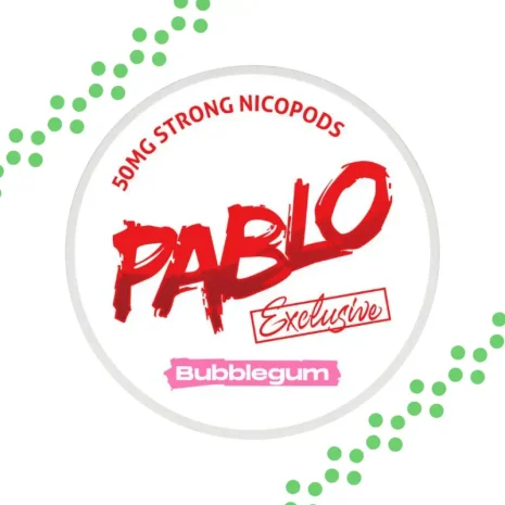 Pablo Exclusive 50mg Bubblegum vahvat nikotiinipussit