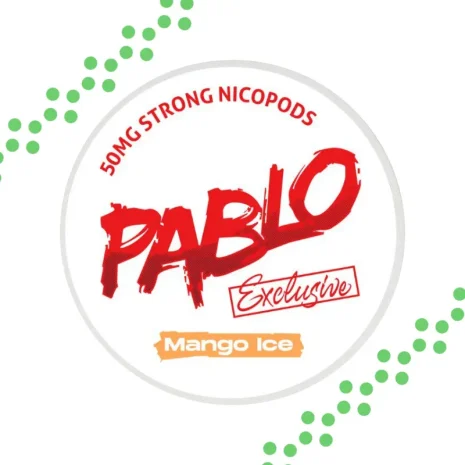 Pablo Exclusive 50mg Mango Ice vahvat nikotiiipussit