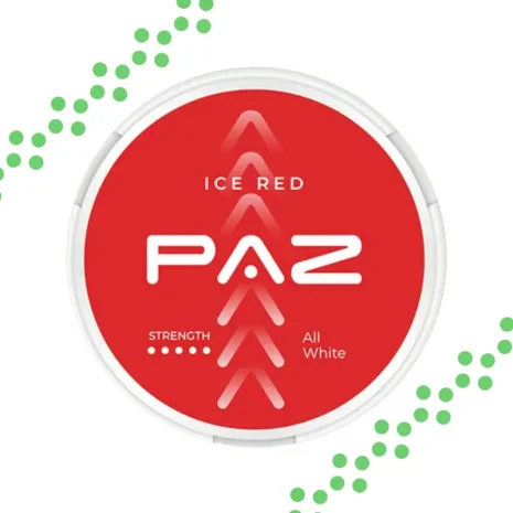Paz Ice Red nikotiinipussi
