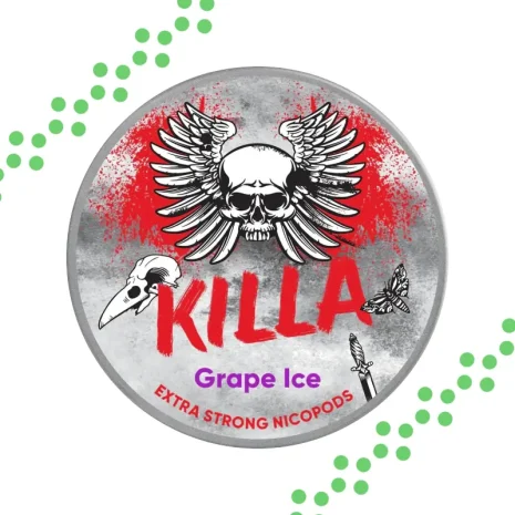 Killa Grape Ice 12mg vahvat nikotiinipussit